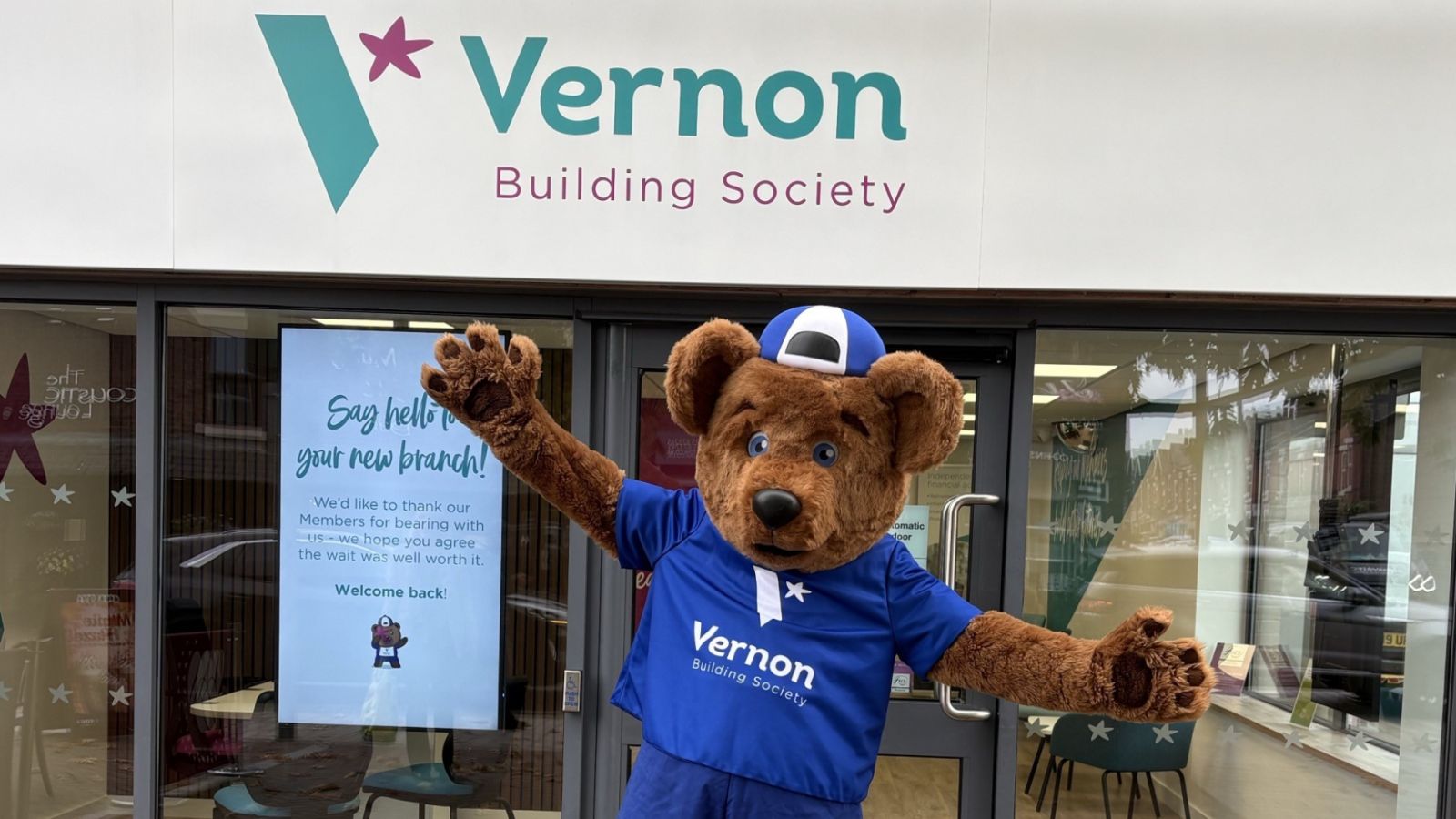 Vernon Bear at Poynton branch | Vernon Hub